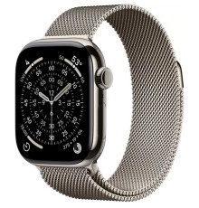 Apple Watch Series 11 LTE 46 мм (титановый корпус, природный/природный, миланская петля)