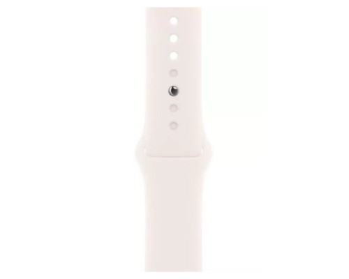 Apple Watch Series 11 46 мм (алюминиевый корпус, розовое золото/легкие румяна, спортивный силиконовый ремешок S/M)