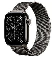 Apple Watch Series 11 LTE 46 мм (титановый корпус, сланец/сланец, миланская петля)
