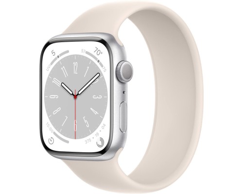 Apple Watch Series 8 45 мм серебристый/звездный свет Apple Watch Series 8 45 мм серебристый/звездный свет