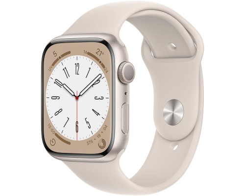 Apple Watch Series 8 45 мм(алюминиевый корпус, звездный свет Apple Watch Series 8 45 мм(алюминиевый корпус, звездный свет